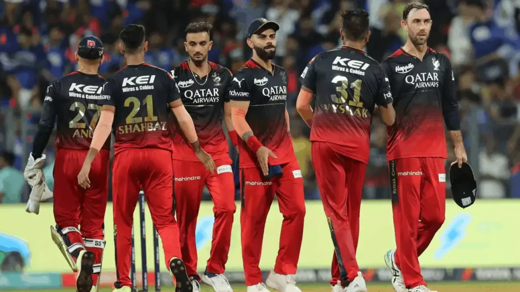 RCB की टीम..