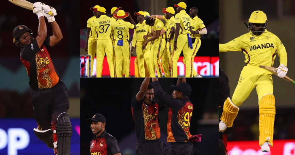 Uganda beat Papua New Guinea by 3 wickets in png vs uga t20 world cup 2024 match 9th