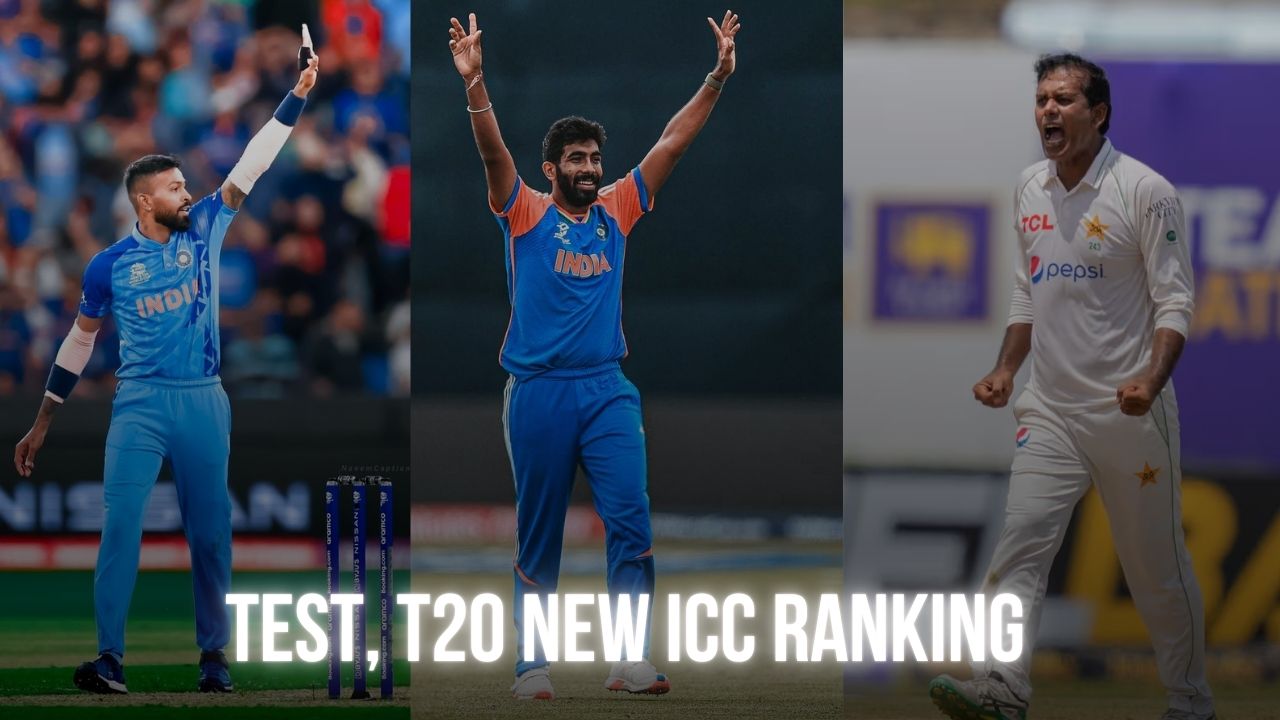 Test, T20 ICC रैंकिंग अपडेट: Team India और Pakistan के 5 प्लेयर्स में बदलाव