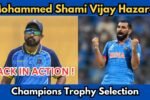 मोहम्मद शमी ने Vijay Hazare में मचाई तबाही, दमदार परफॉरमेंस से 5 Wickets लेकर Champions Trophy में होगा जलवा