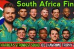 South Africa की दमदार टीम: ICC Champions Trophy 2025 के लिए Ready