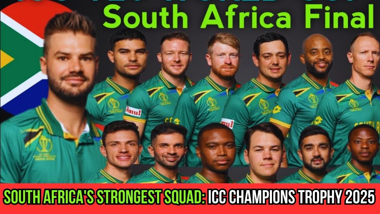 South Africa की दमदार टीम: ICC Champions Trophy 2025 के लिए Ready