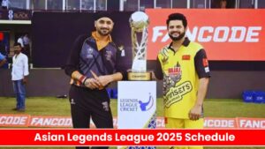 Asian Legends League 2025 Schedule : जानें समय, तारीख, वेन्यू और स्टेडियम के बारे में